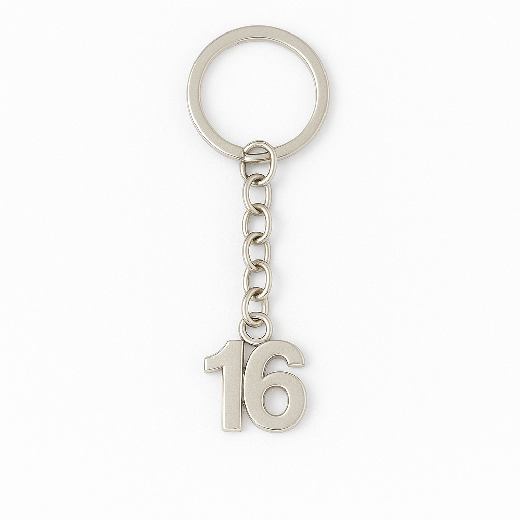 Aged 16 Keyring
