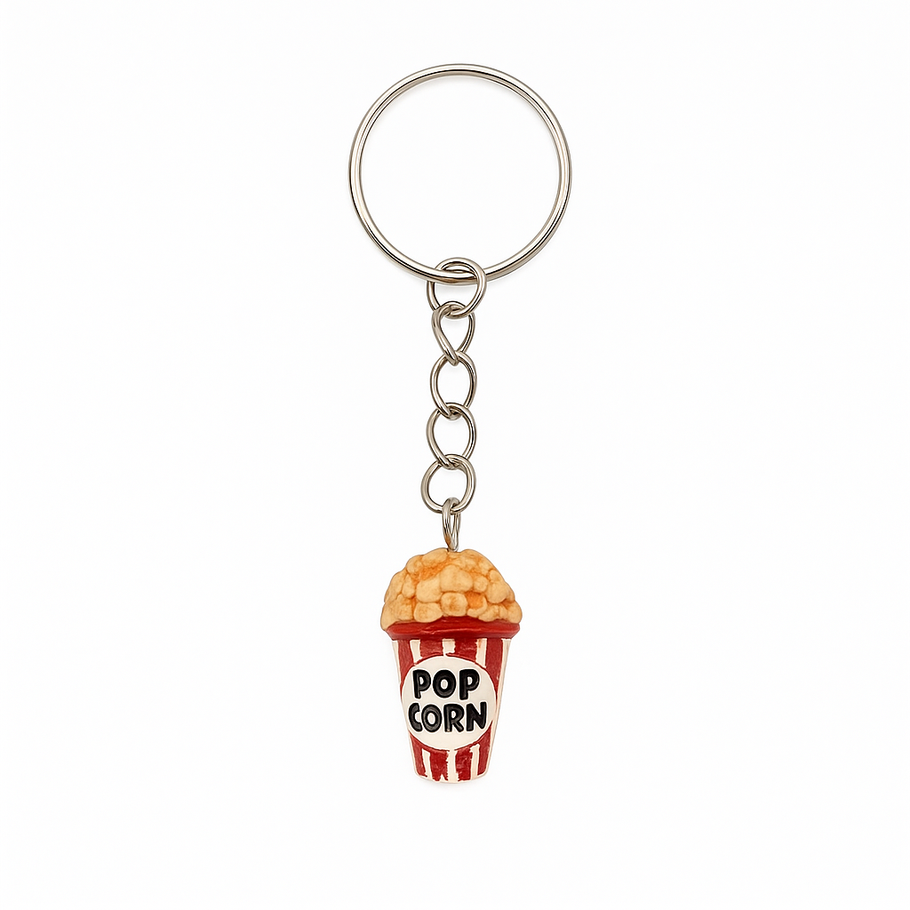 Popcorn Tub Keyring