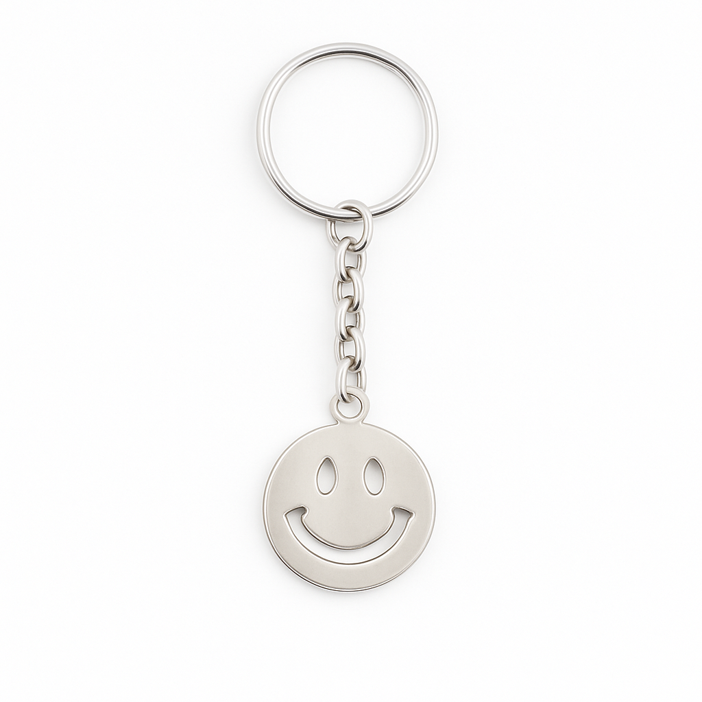 Happy Face Keyring