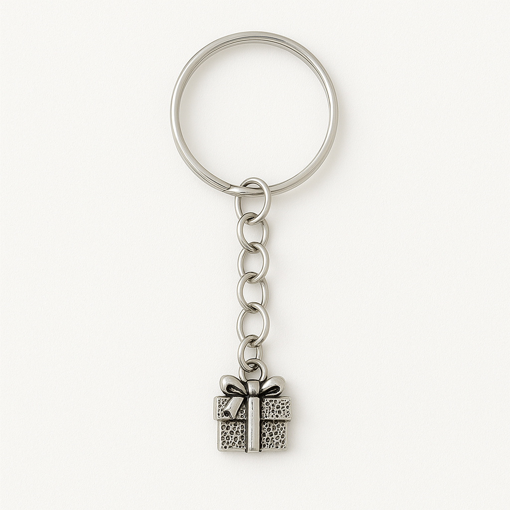 Christmas Present Keyring