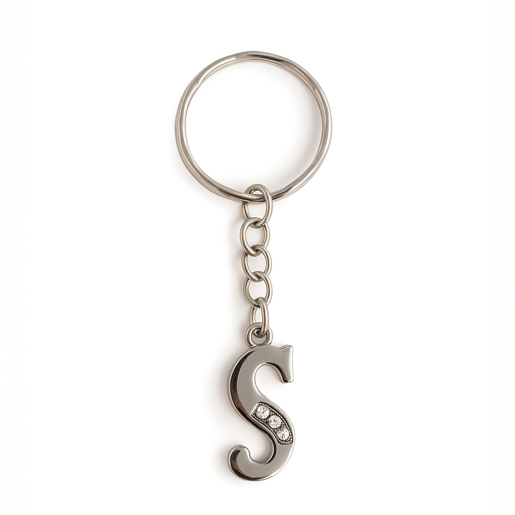 Letter S Keyring