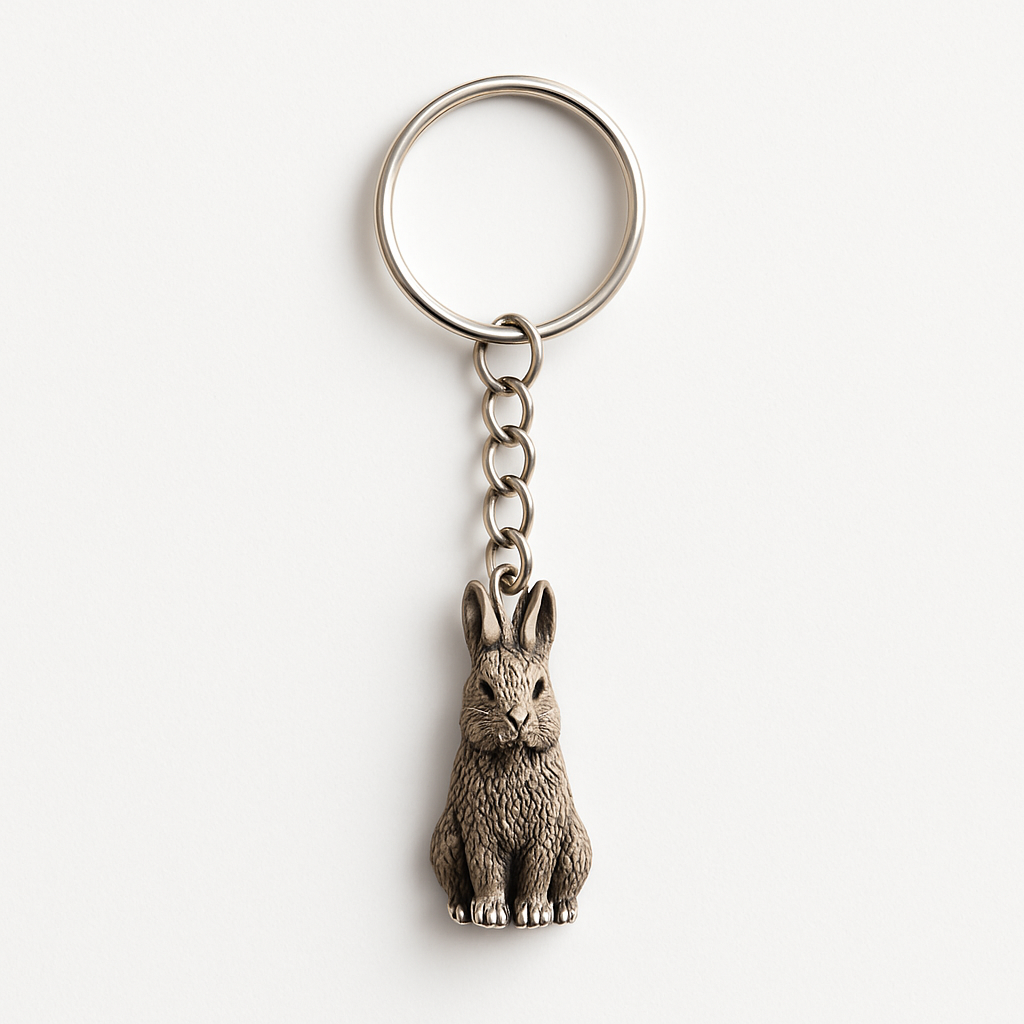 Hare Keyring