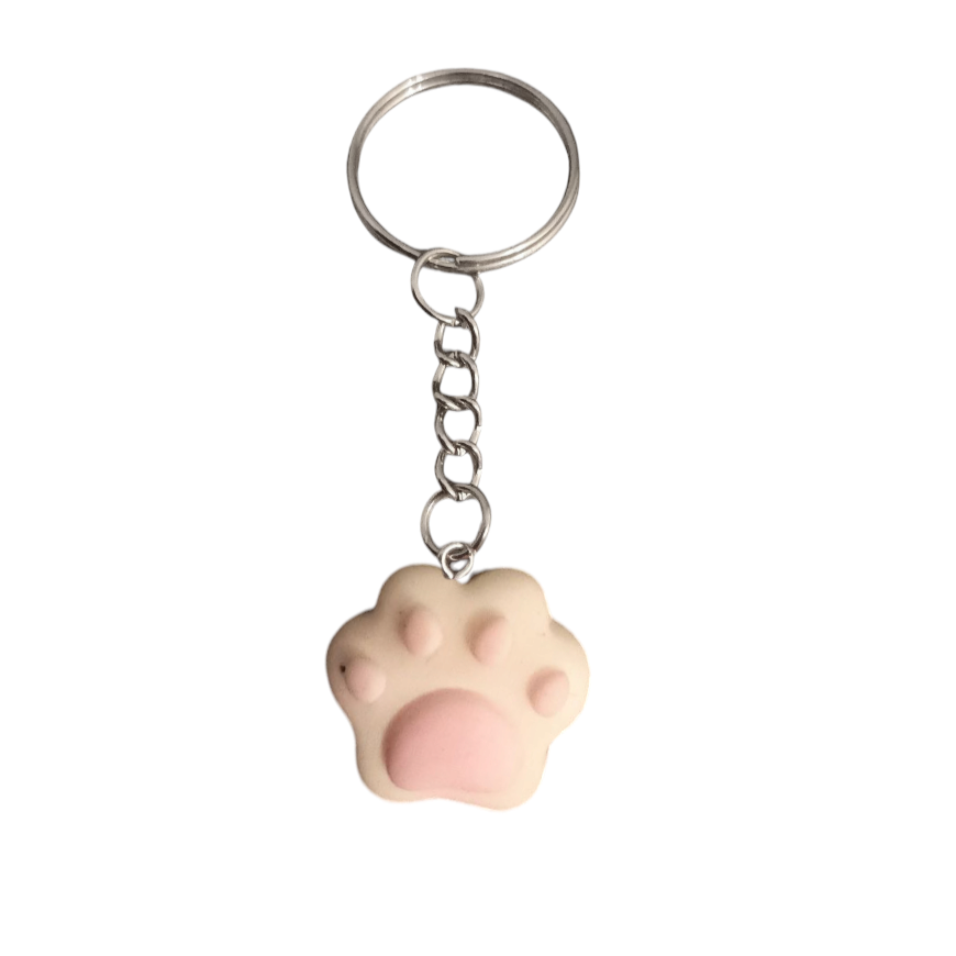 Pawprint Keyring