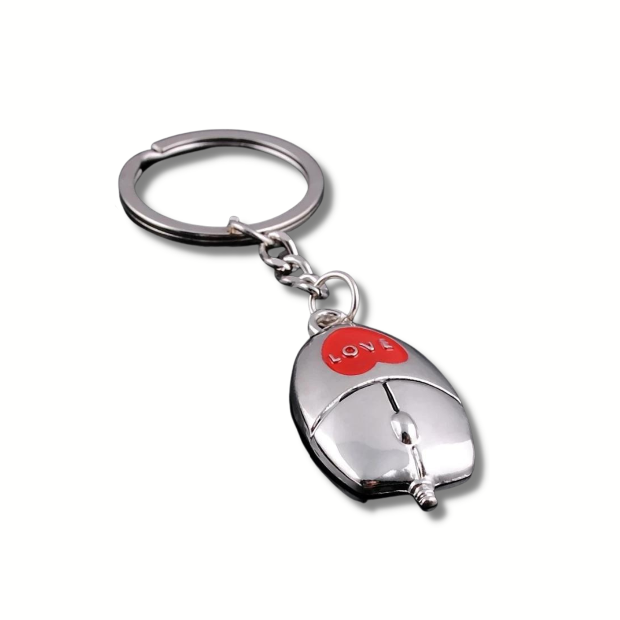 Computer Mouse Keyring - The Keyring Kingdom