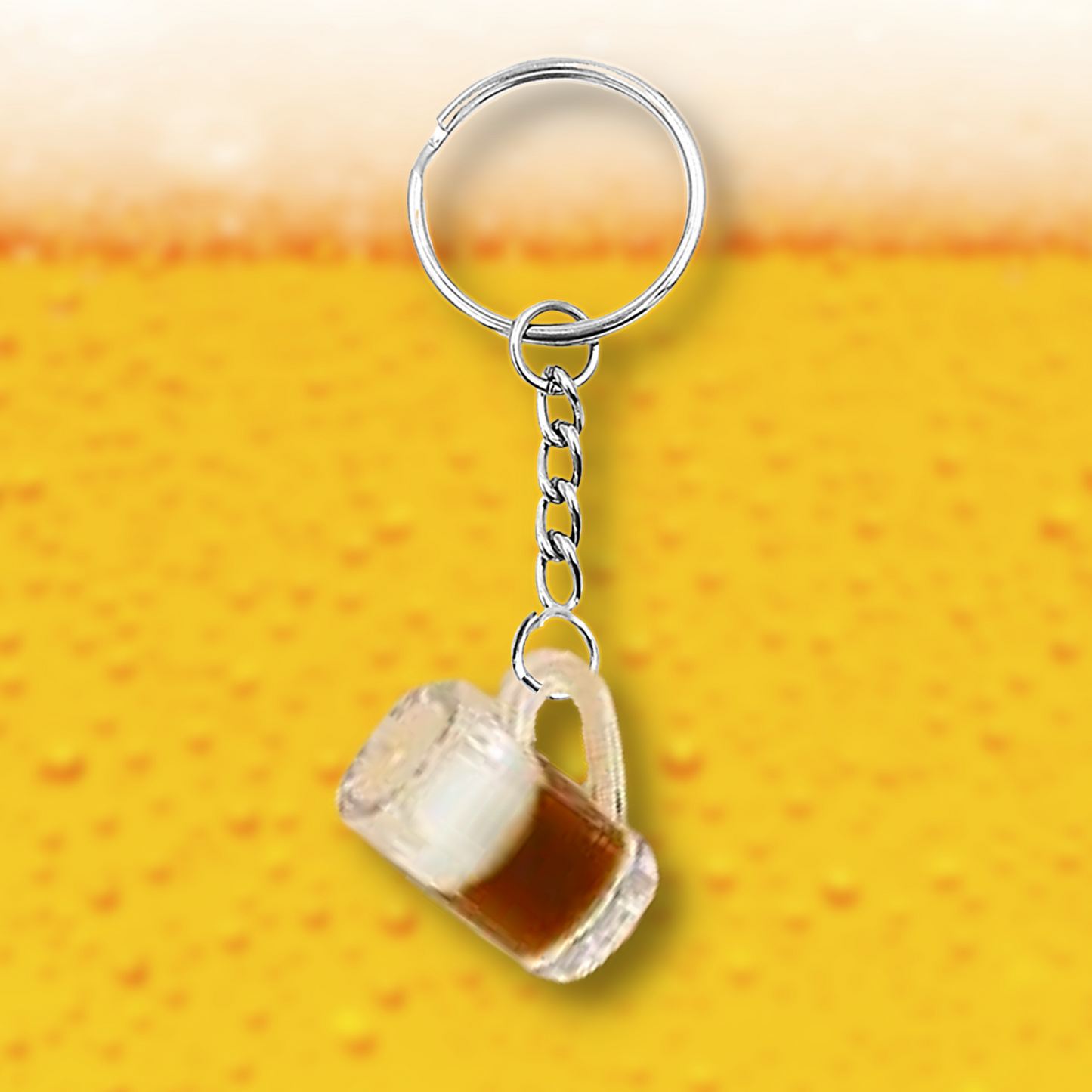 Bitter Glass Keyring