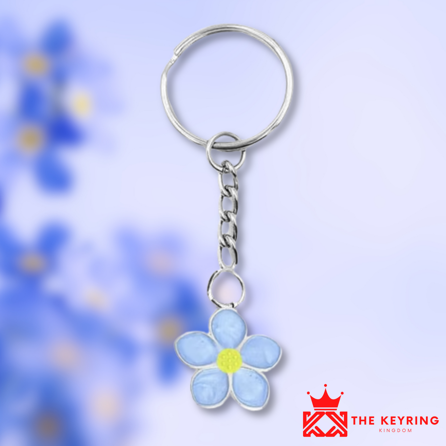 Forget-me-not Keyring