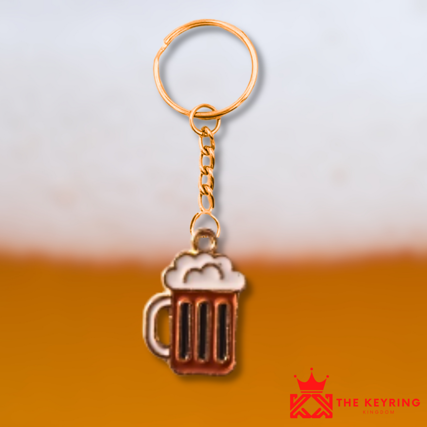 Beer Glass Keyring