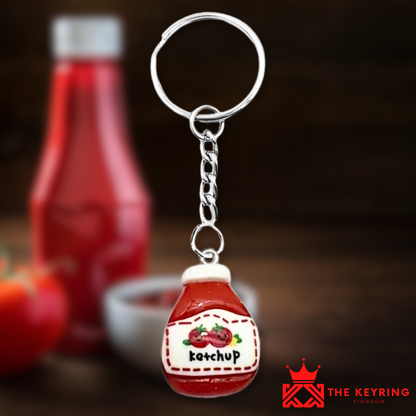 Tomato Ketchup Keyring