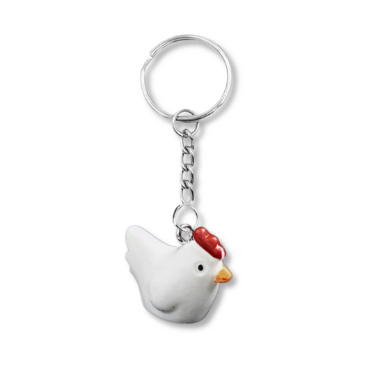 Hen Keyring