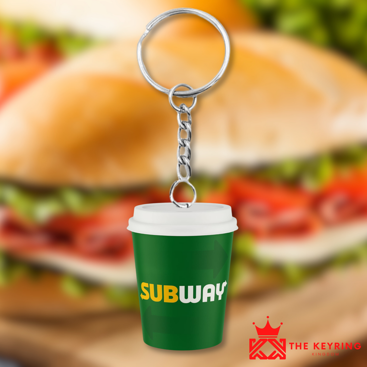 Subway Takeaway Keyring