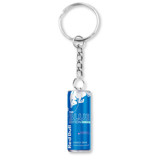Red Bull Blue Edition Keyring (Sugar Free)