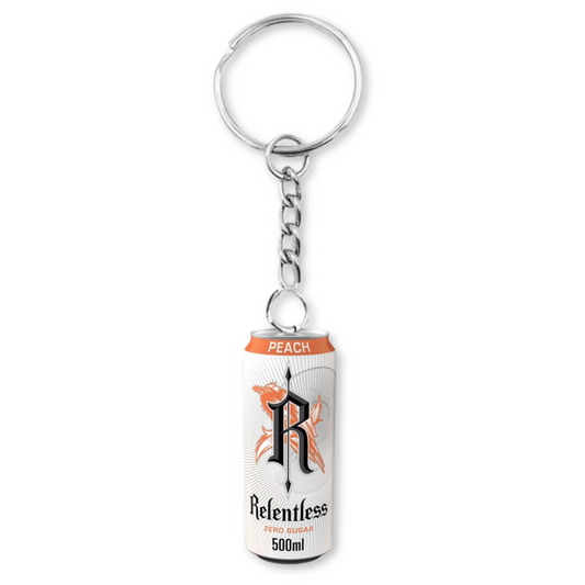 Relentless Zero Sugar Peach Keyring