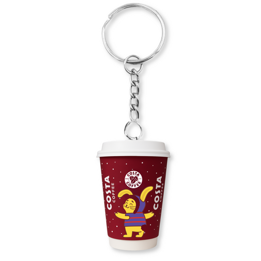 Costa Christmas Bunny Keyring