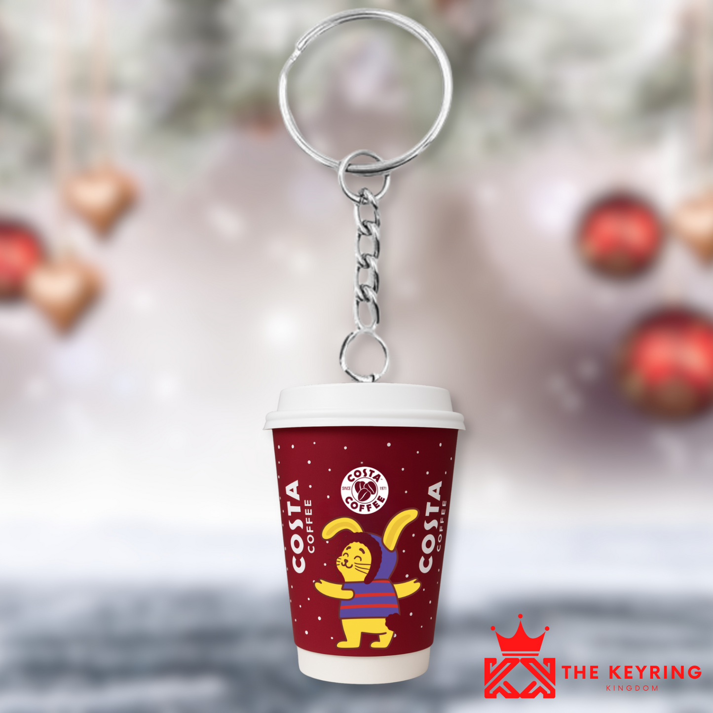 Costa Christmas Bunny Keyring