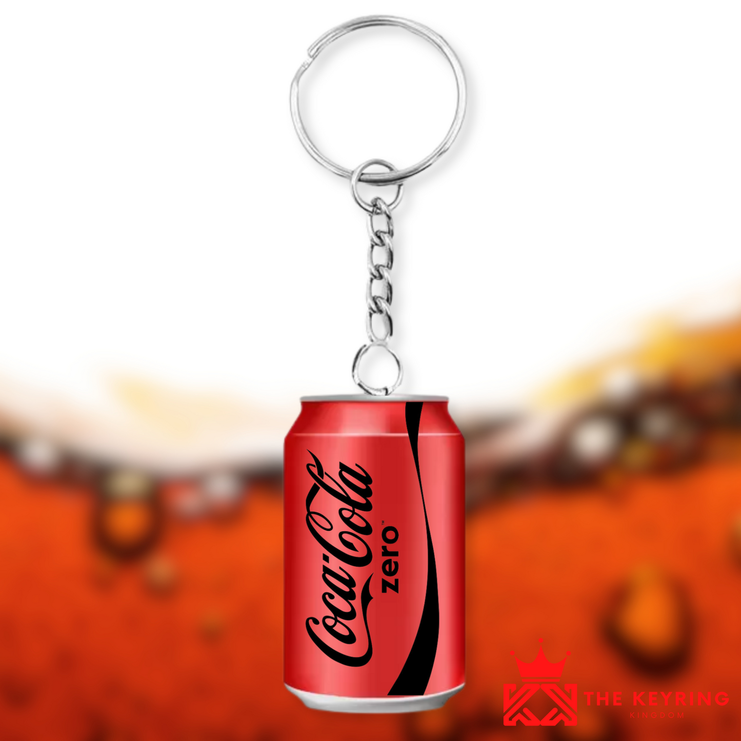 Coke Zero Can Keyring