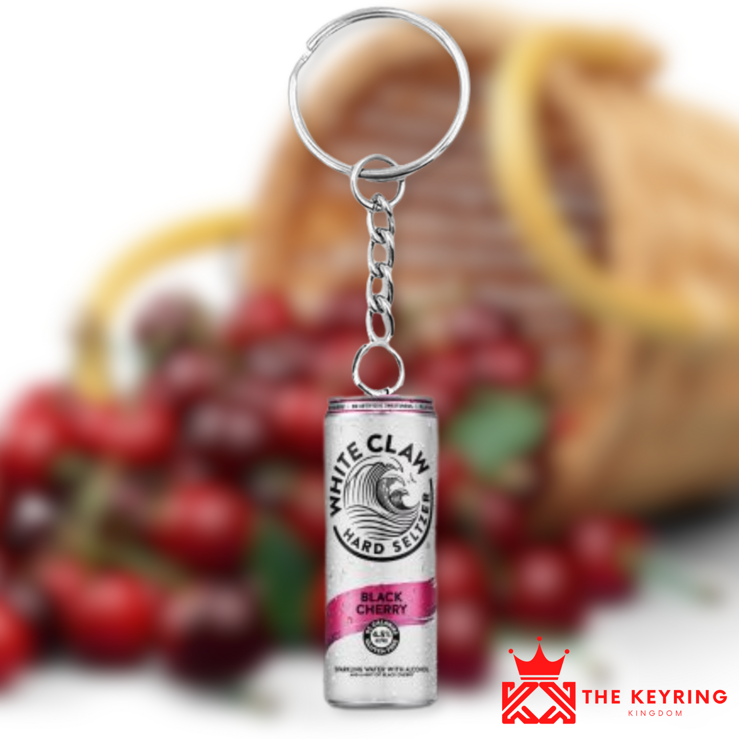 White Claw Keyring (Black Cherry)