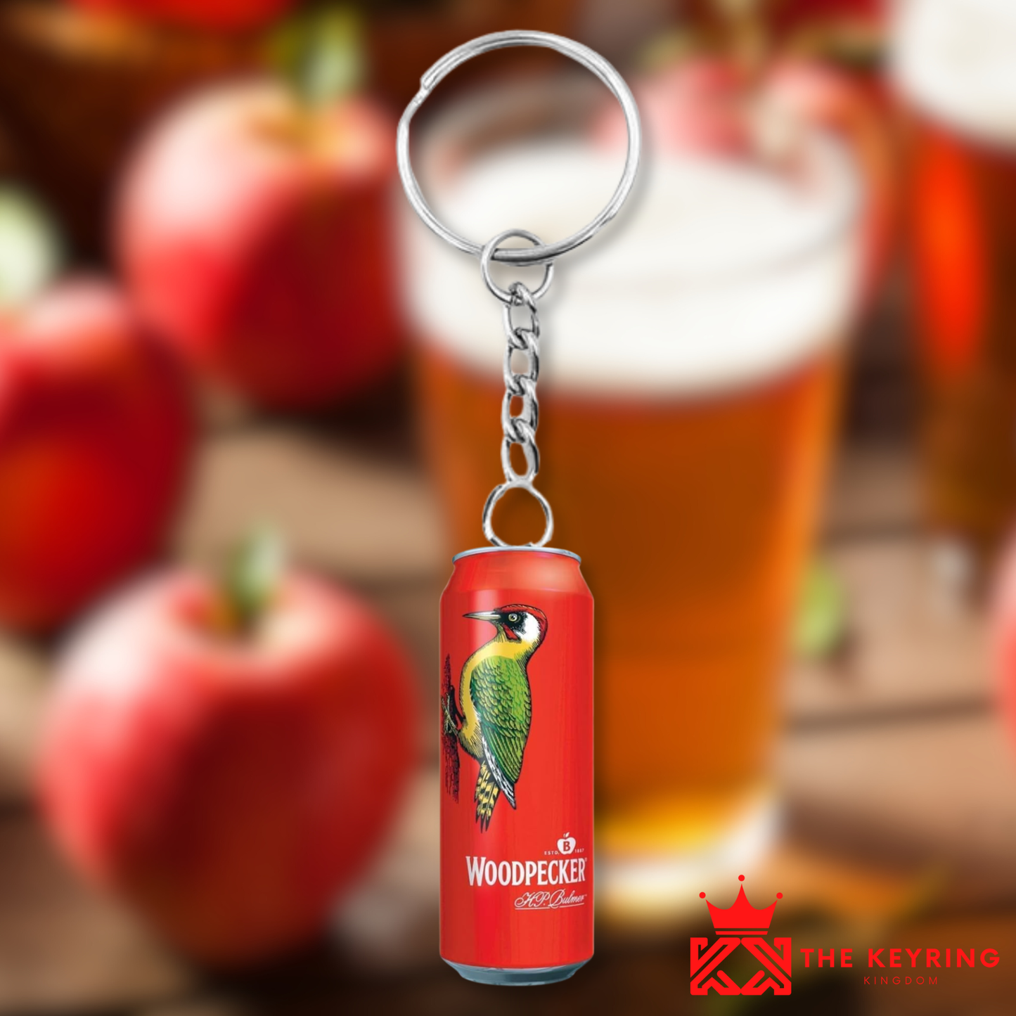 Woodpecker Cider Keyring