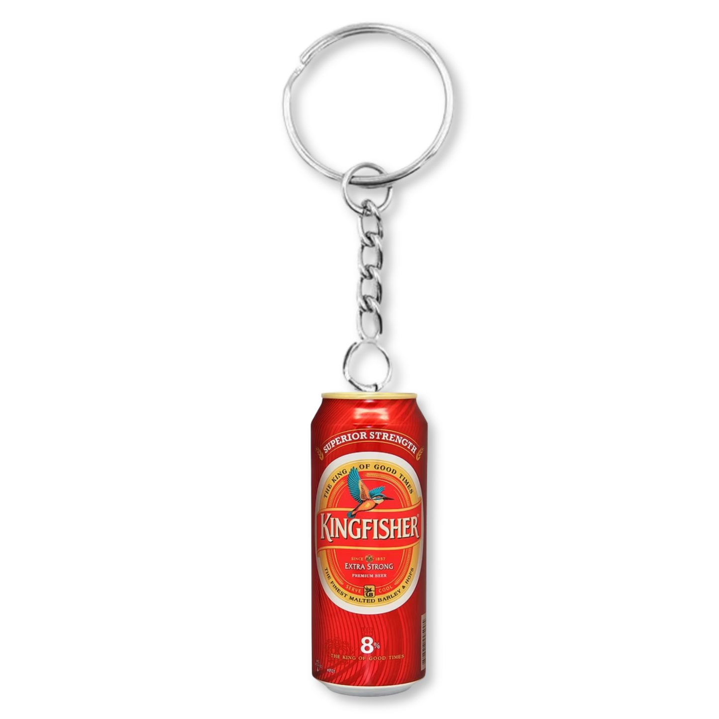 Kingfisher Can Keyring