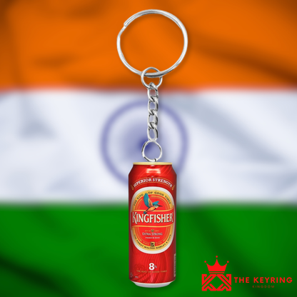 Kingfisher Can Keyring