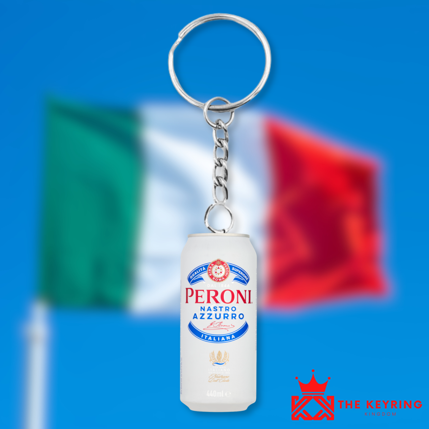 Peroni Can Keyring