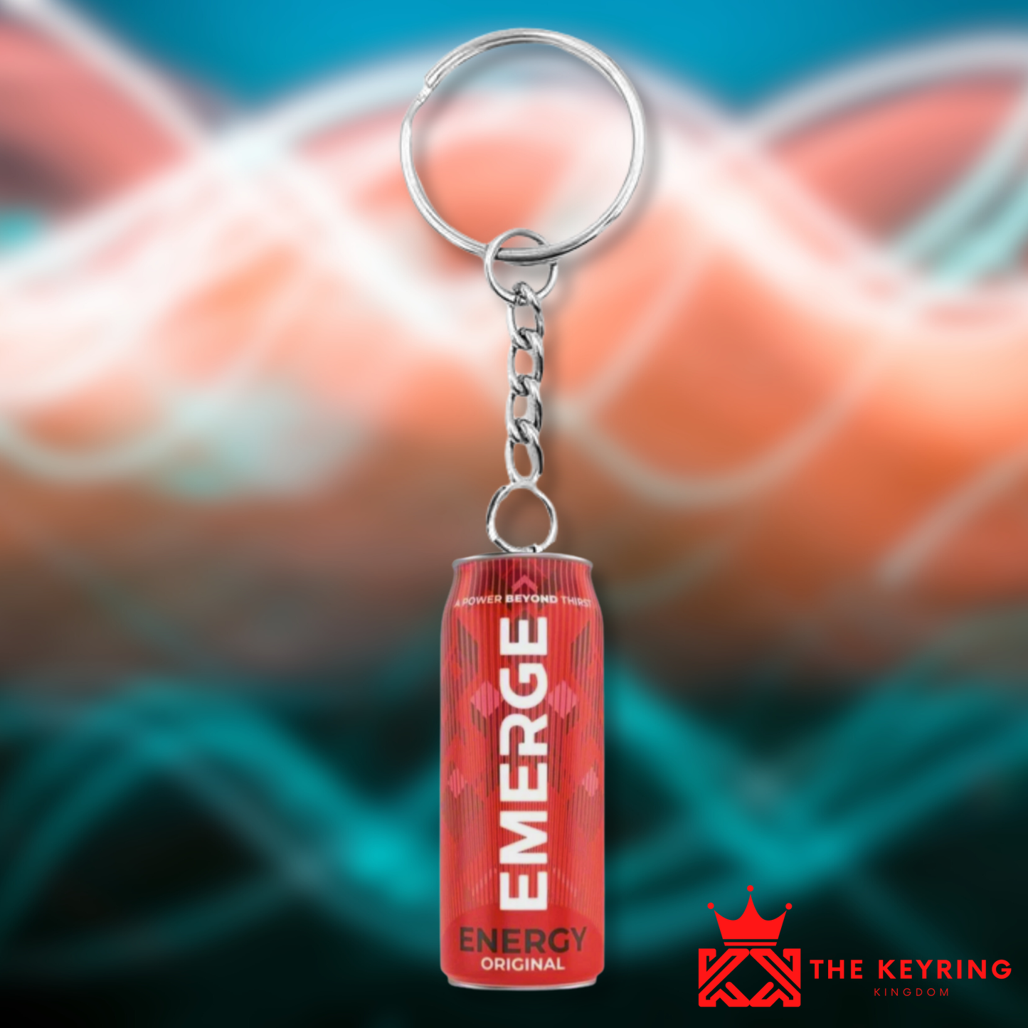 Emerge Energy Drink Keyring