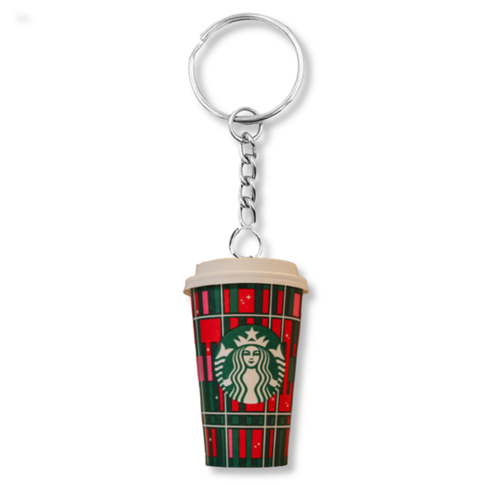 Starbucks Christmas Takeaway Coffee Keyring