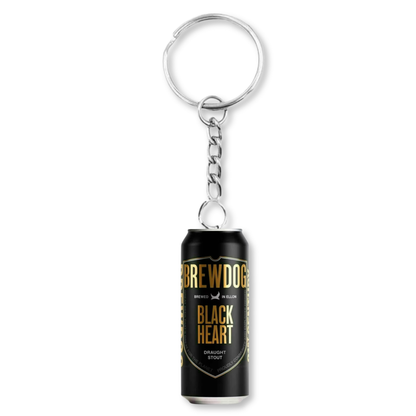 Brewdog Black Heart Can Keyring