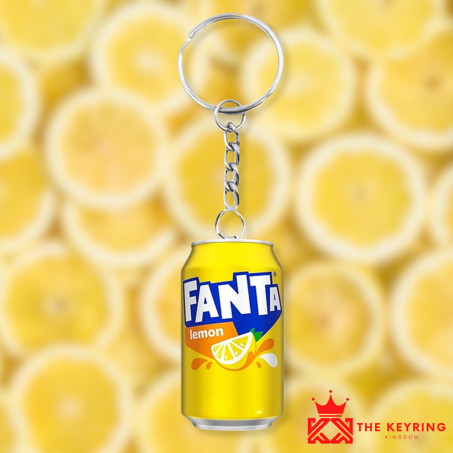 Fanta Lemon Can Keyring