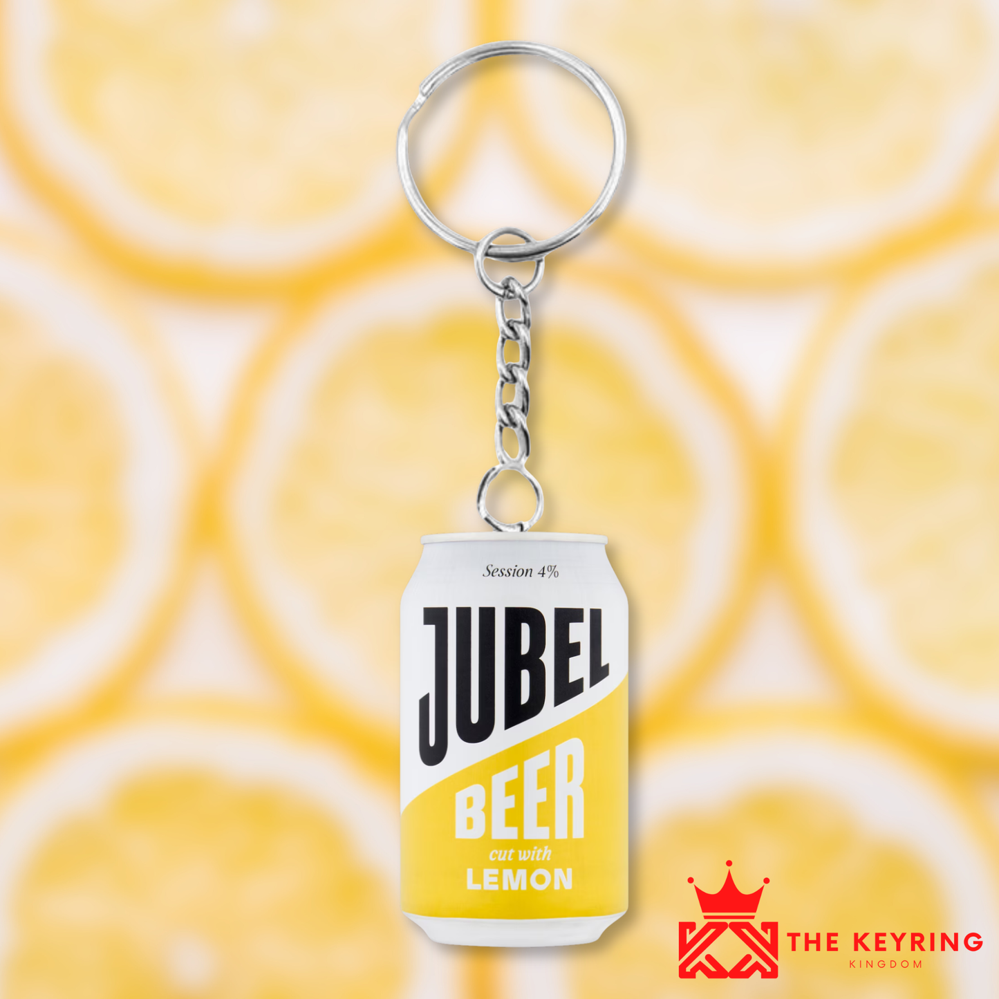 Jubel Beer Lemon Can Keyring