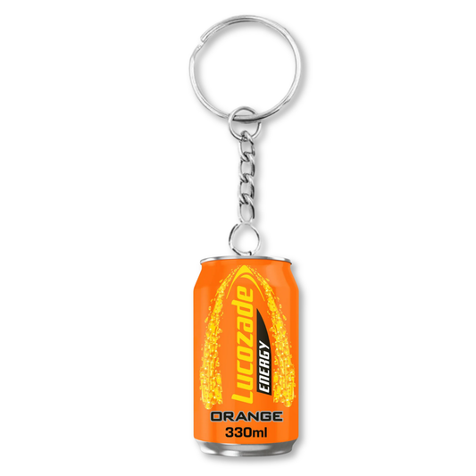 Lucozade Orange Can Keyring