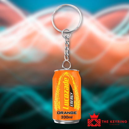Lucozade Orange Can Keyring