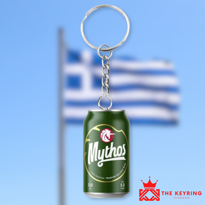 Mythos Beer Can Keyring