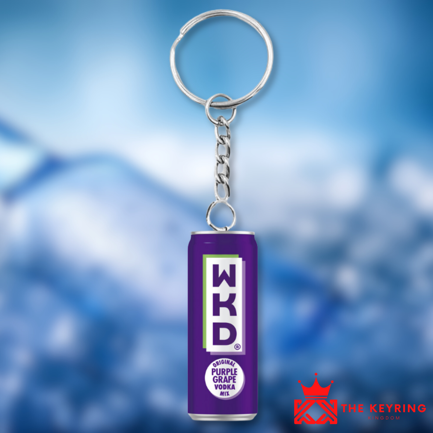 WKD Purple Grape Can Keyring