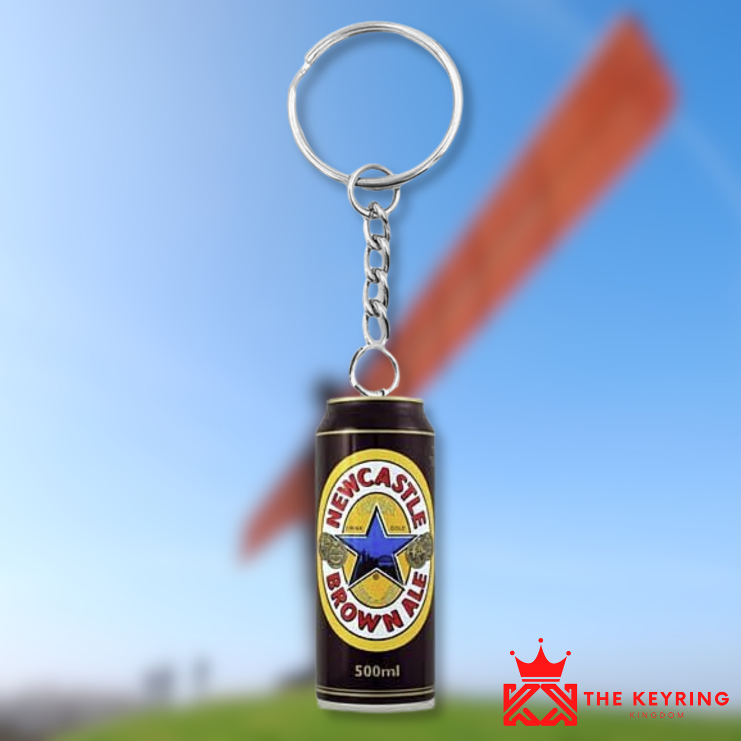 Newcastle Brown Ale Can Keyring