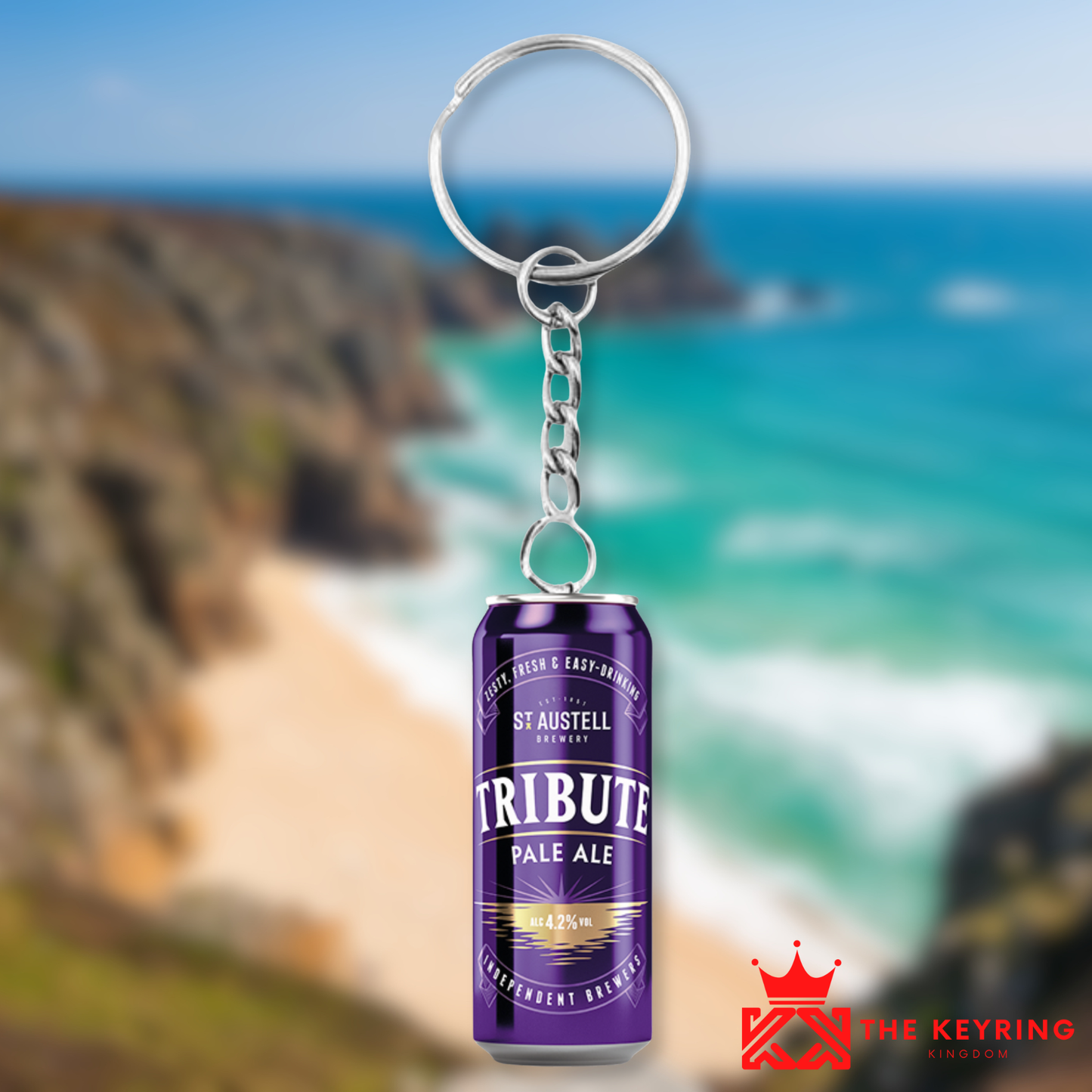 Tribute Pale Ale St Austell Can Keyring