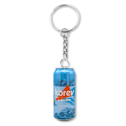 Korev Lager St Austell Can Keyring