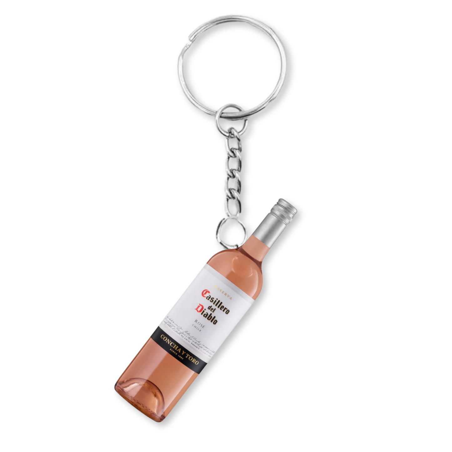 Casillero del Diablo Rosé Wine Bottle Keyring