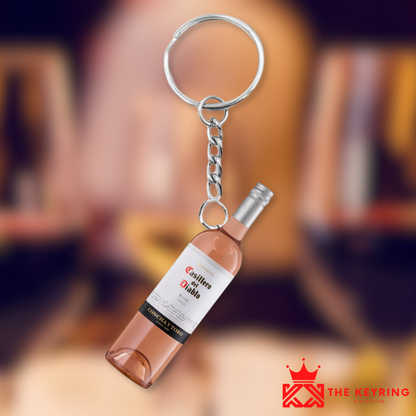 Casillero del Diablo Rosé Wine Bottle Keyring