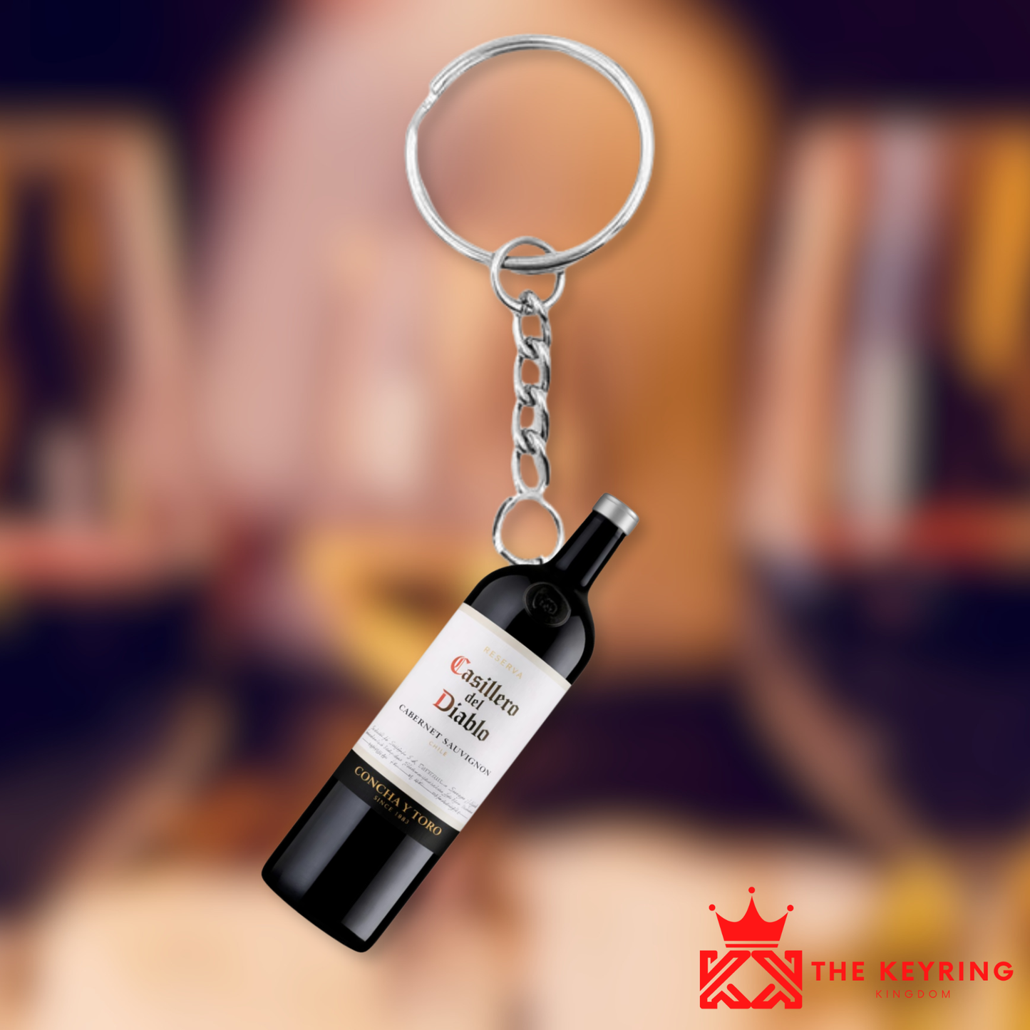 Casillero del Diablo Cabernet Sauvignon Wine Bottle Keyring
