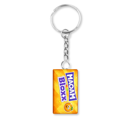 Maoam Bloxx Orange Keyring