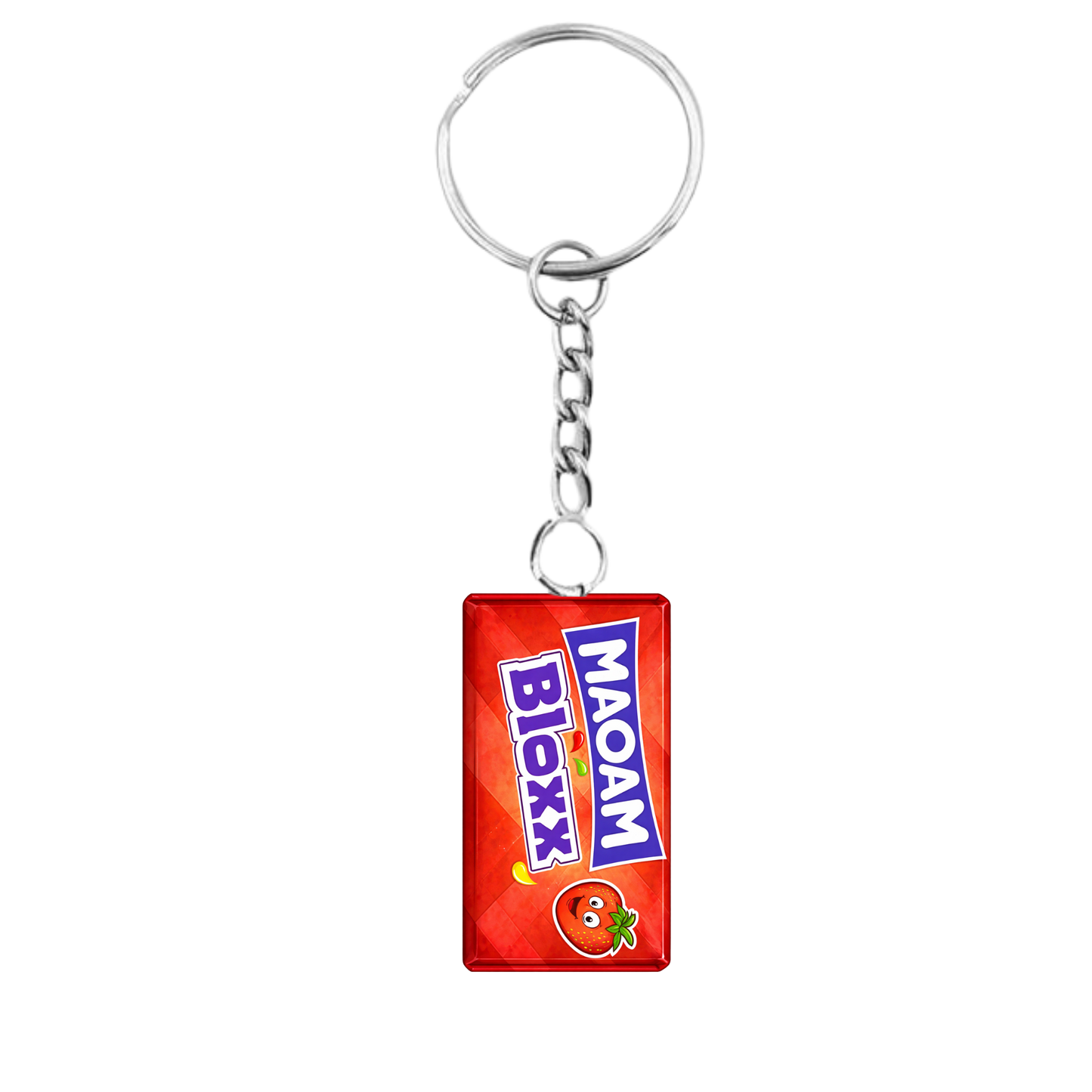 Maoam Bloxx Strawberry Keyring
