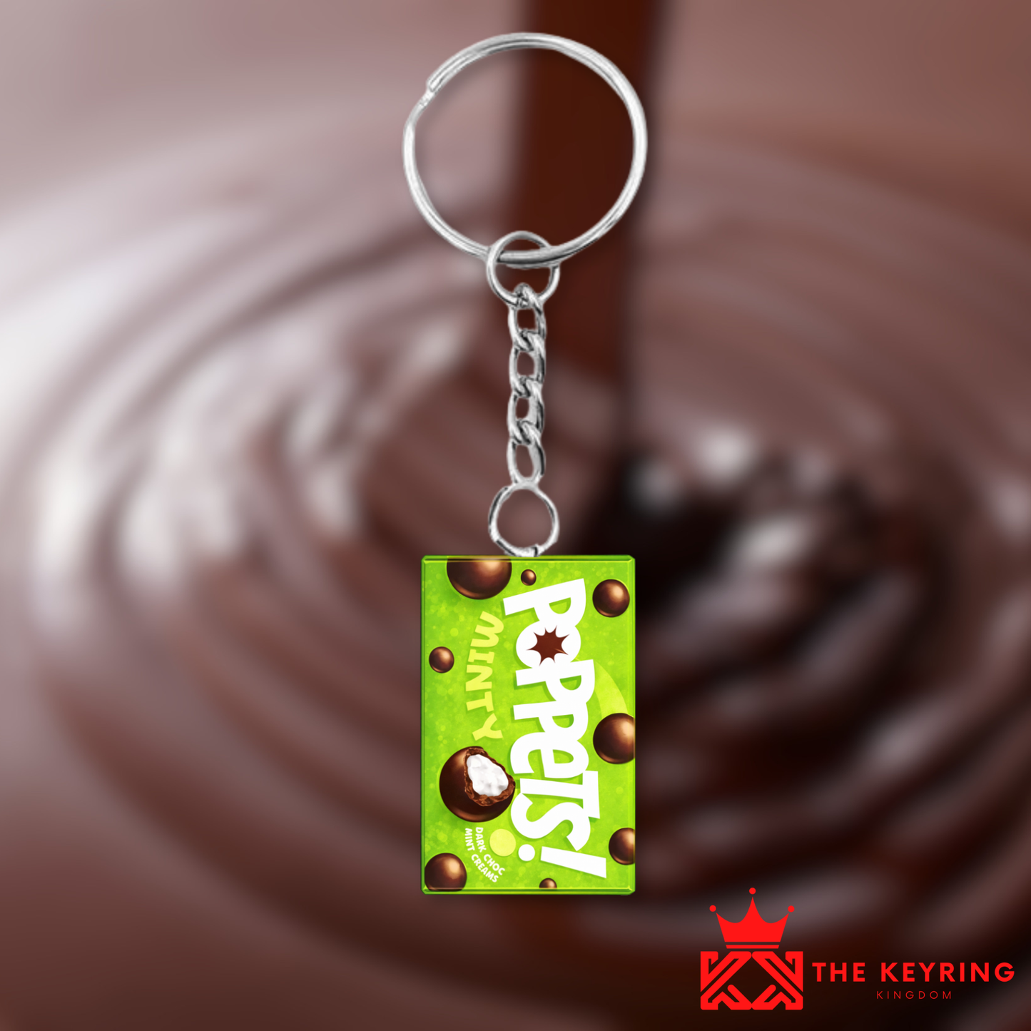 Poppets Mint Keyring