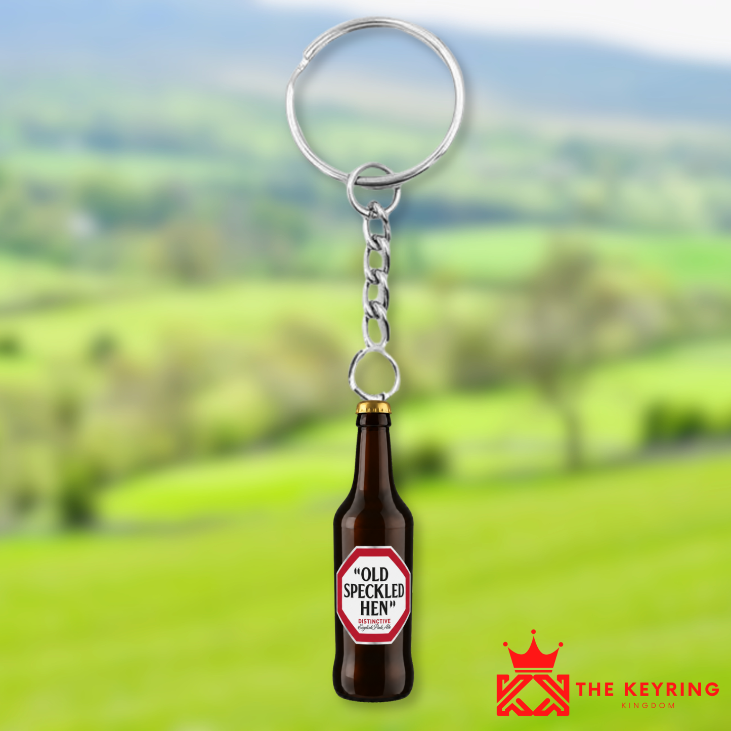 Old Speckled Hen Bottle Keyring