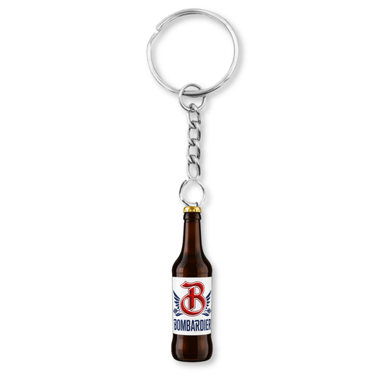 Bombardier Bottle Keyring