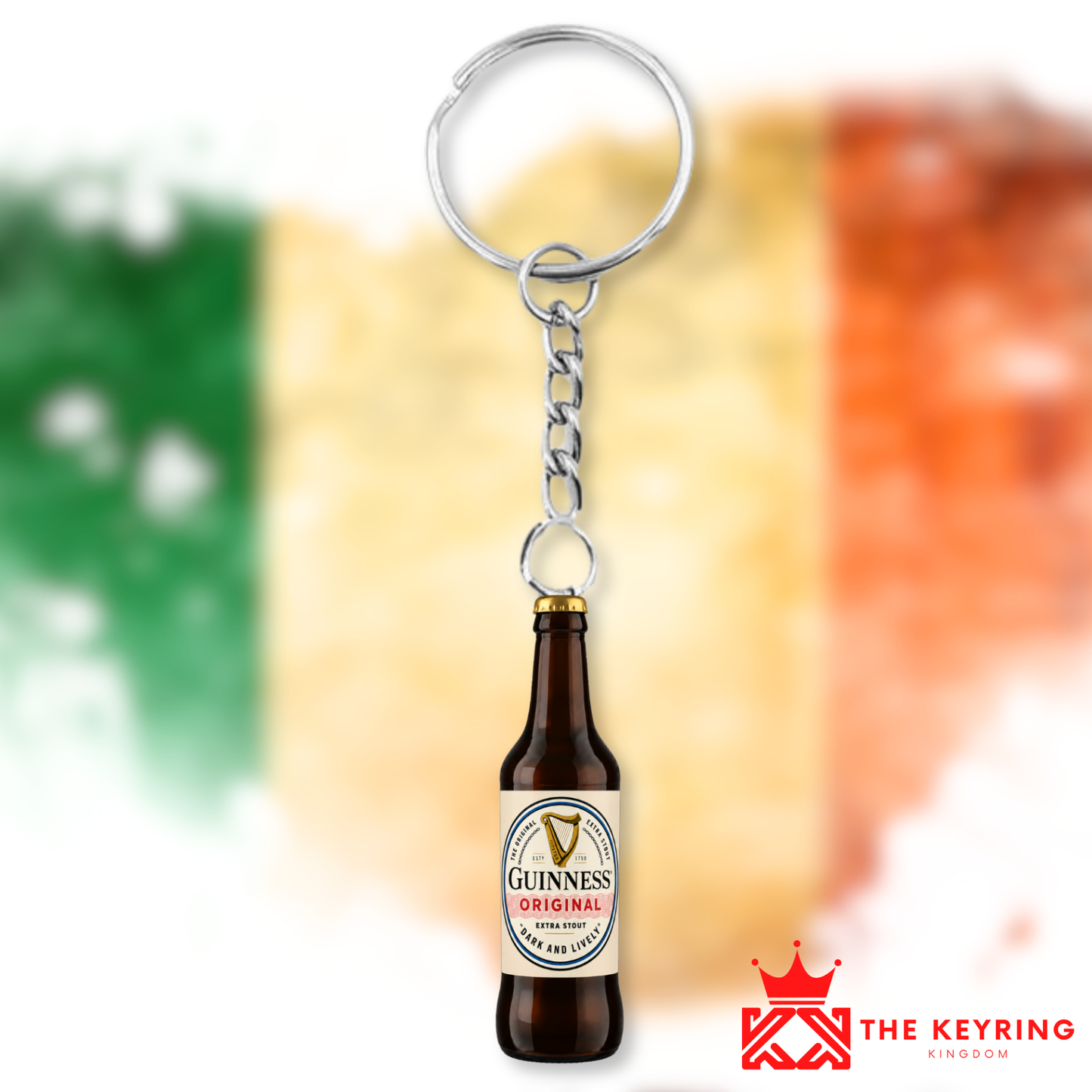 Guinness Bottle Keyring