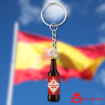 Cruzcampo Bottle Keyring