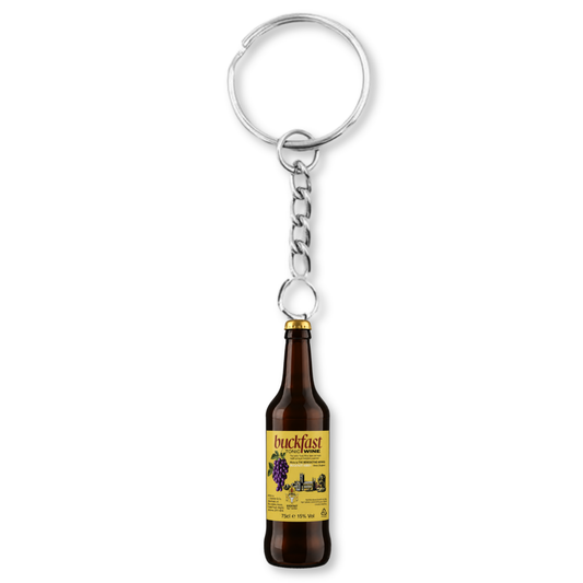 Buckfast Tonic Wine Bottle Keyring
