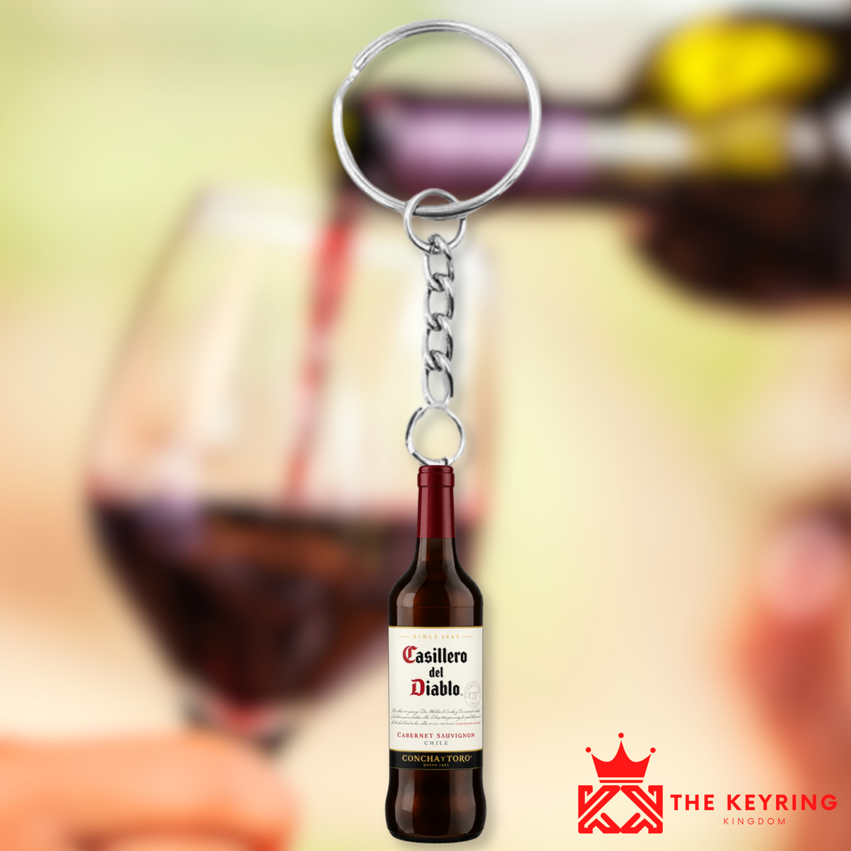 Casillero del Diablo Cabernet Sauvignon Wine Bottle Keyring
