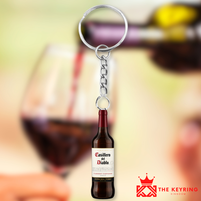 Casillero del Diablo Cabernet Sauvignon Wine Bottle Keyring