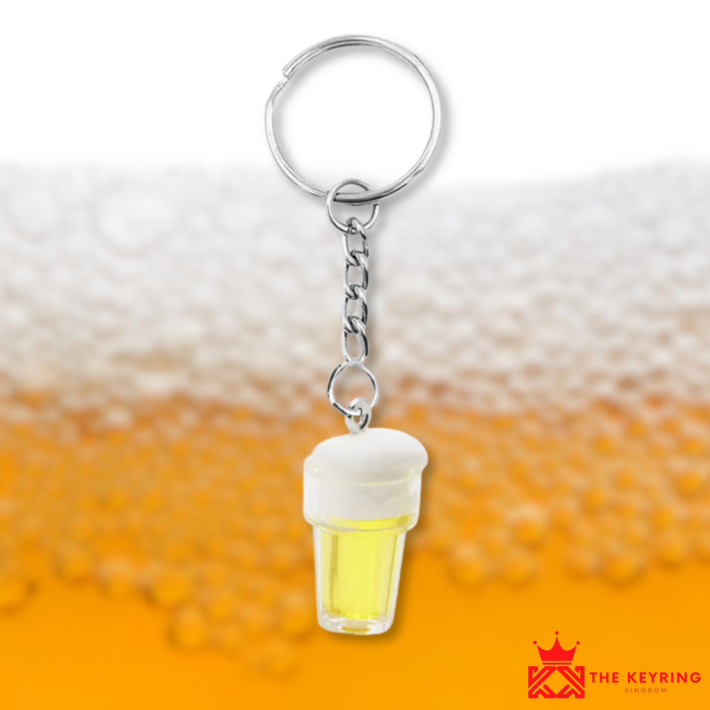 Pint Glass Keyring